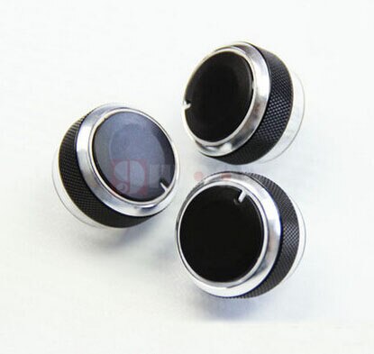 Air Conditioning Heat Control Switch knob AC Knob Case For Ford Focus 2 MK2 3 MK3 Sedan Hatchback For Mondeo auto accessories: Black
