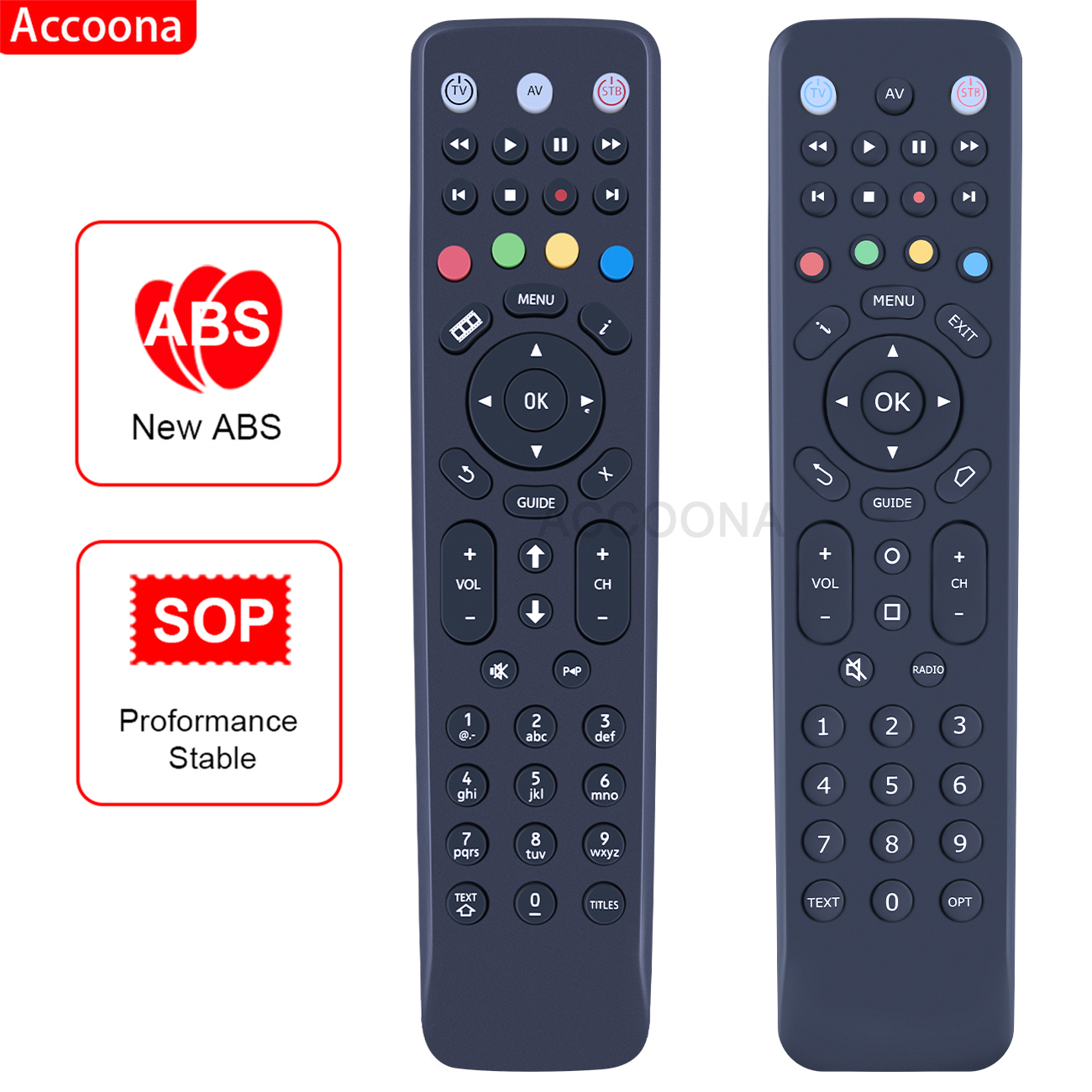 Rc2424604/01b Rc2424602/01 02 04 Afstandsbediening Voor Amino Tv