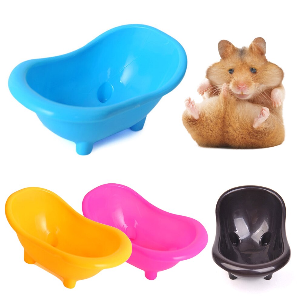 Mini gérmenes para hámster, bañera de conejillo de indias, baño de mascotas, suministros de baño para habitación de arena, 1 ud.: Default Title