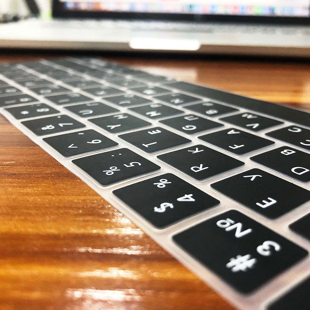 Russische Siliconen Toetsenbord Cover Beschermer Voor Macbook Air13/12 /15/16pro Touchbar A1706/A1466A1708/A1990/A1398/A2289/A1932/A2141