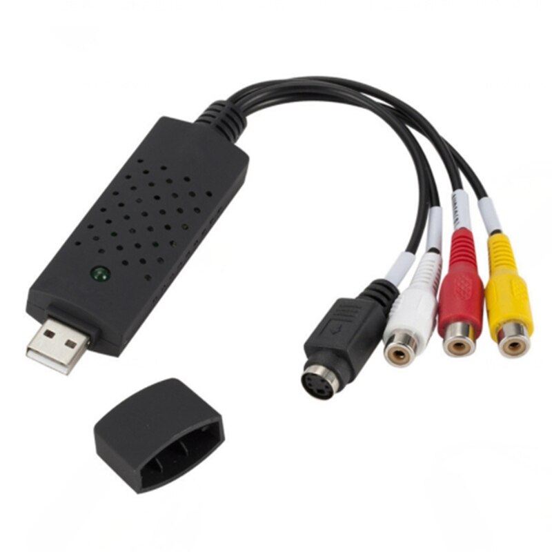 2Pcs Video Audio VHS VCR USB Video Capture Card To DVD Converter Capture Card Adapter