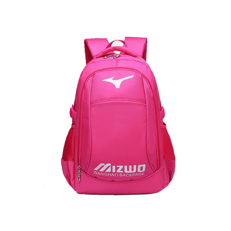 Children School Bag Boys Girls Backpack Waterproof School Bag School Backpack Safety reflective strip 2 size: small rose red