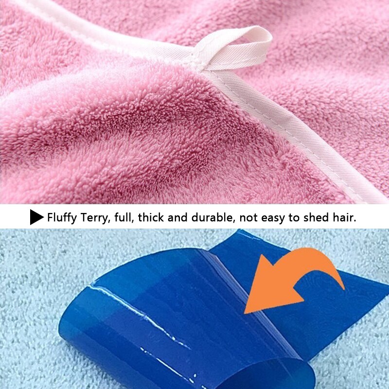 2 Pcs Soft Face Towels Pure Color Adult Face Towels High-density Coral Velvet Bathroom Bathing Absorbent Towel Bathroom Supply