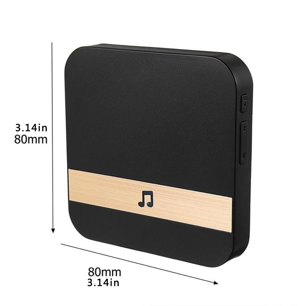 WiFi inalámbrico remoto timbre inteligente Cámara timbre puerta Ding Dong máquina 2,4 GHz Video cámara teléfono intercomunicador PIR seguridad