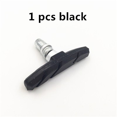 Bike Cycling Braking V-Brake Holder Shoes Rubber Pad MTB Blocks Durable Parts Mountain Road Bicycle Brake Pads: 1 pcs black