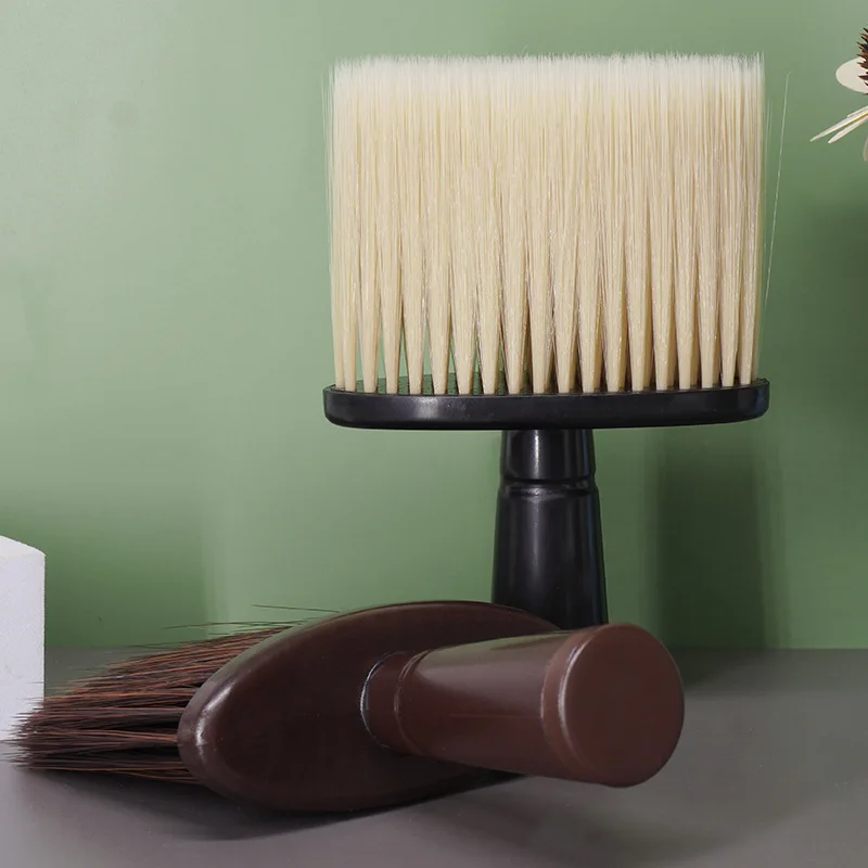 doux cou visage Duster brosses barbier cheveux propre brosse à cheveux barbe brosse Salon de coupe coiffure outils de coiffure