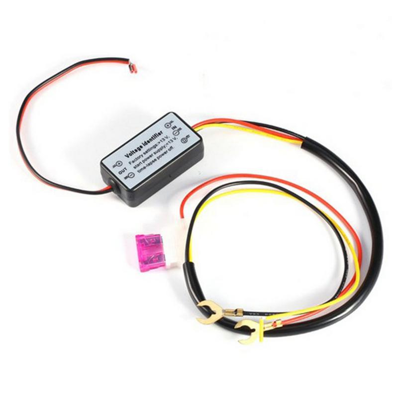 DRL Controller Auto LED Dagrijverlichting Controller Relais Harnas Dimmer Op/Off 12-18 V Fog Licht Controller