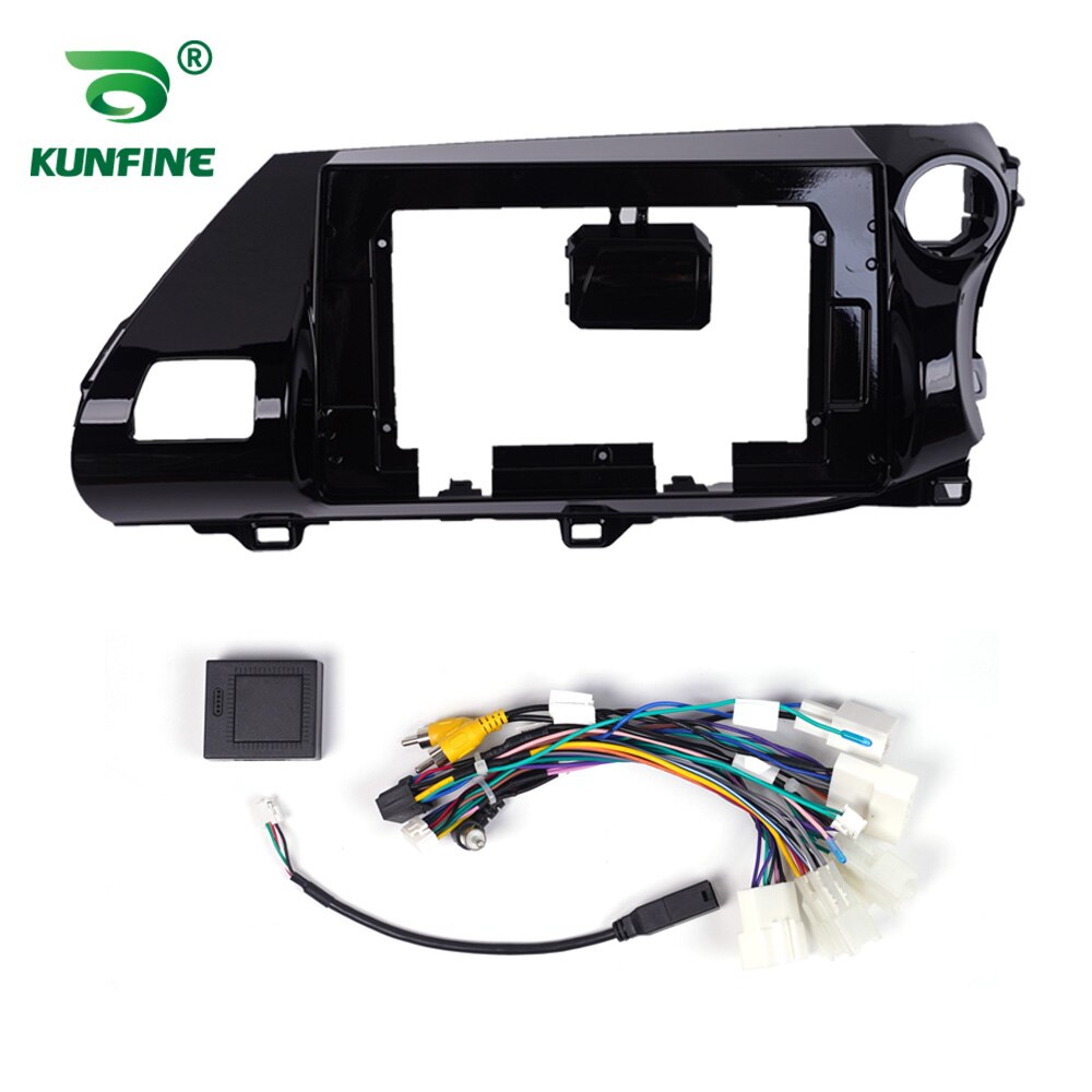 Car GPS Navigation Stereo For Toyota Hilux RHD LHD Radio Fascias Panel Frame Fit 2Din 10 inch In Dash headunit screen