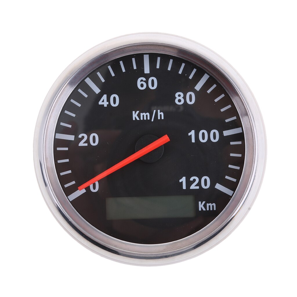 Universal Black 85mm IP67 Antifogging Speedometer Speedo 200km/h For Car Truck Motor DC 9~32V