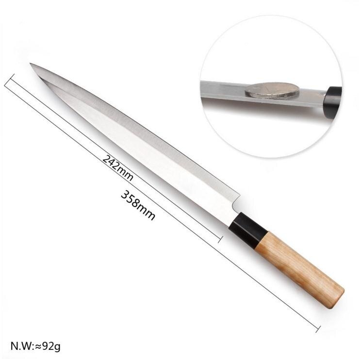 Knives Filetes Japanese Sashimi Knife Chef Kitchen Knives Fish Filleting Stainless Steel Fillet Sushi Knife Cook Cutter Tool