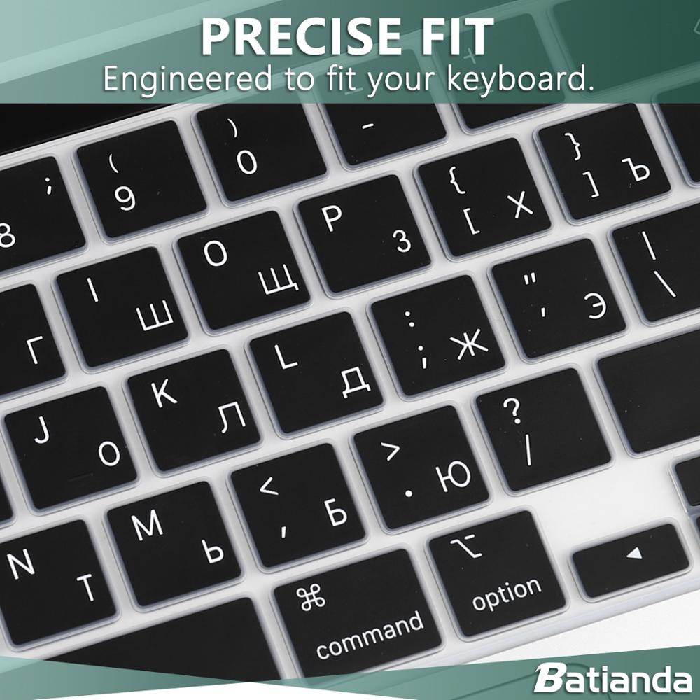 UNS Englisch EU Spanisch Arabisch Französisch Russische Tastatur Abdeckung Silikon Haut für Neue MacBook Pro 13 16 A2141 A2289 a2338 M1 UNS
