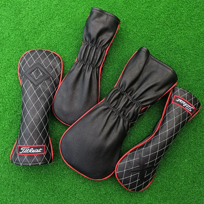 Golfclubhoes, houten hoes, houten hoes van ijzer, hoes voor golfdop