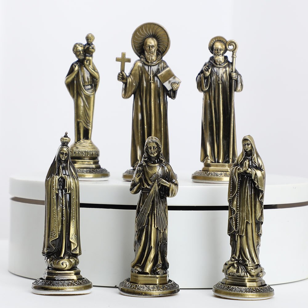 Heymamba Maagd Maria Jezus Standbeeld Christian Decor Heilige Standbeelden Katholieke Kerk St.Anthony Beeldje Home Decor Christmas