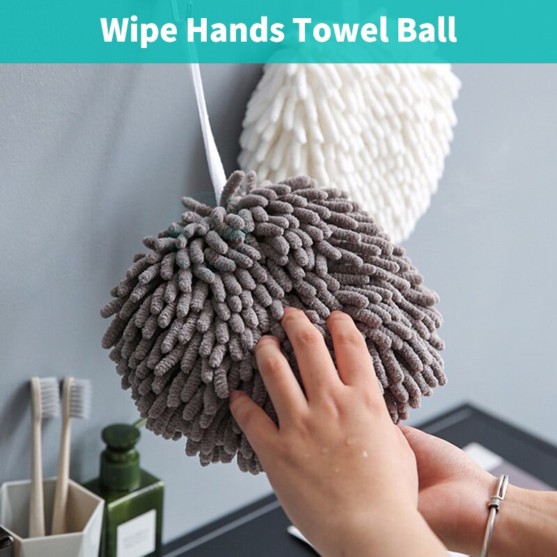 Wipe Hands Towel Ball Super Absorbent Fast Drying Soft To The Touch Prevent Bacterial Growth Health Bathroom Accessories