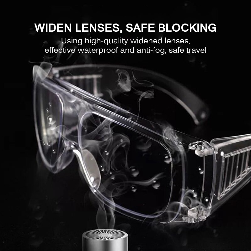 Gafas de seguridad para niños, gafas transparentes a prueba de polvo, antisalpicaduras, antiviento