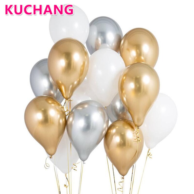 12 Stks/partij 12Inch Goud Roze Blauw Ballonnen Goud Zwart Rood Confetti Bruiloft Verjaardag Party Decor Helium Baby Shower levert