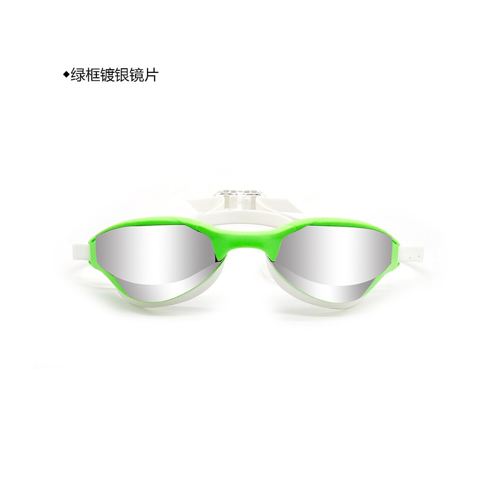 Swimming Goggles swimming glasses: Green Silver