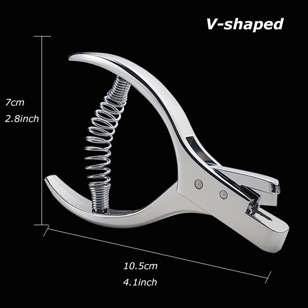 U-shaped Metal Steel Pattern Hole Notcher Sewing Pliers V-shaped Notch Punching Pliers Notch Punch Tailor Maker Tool