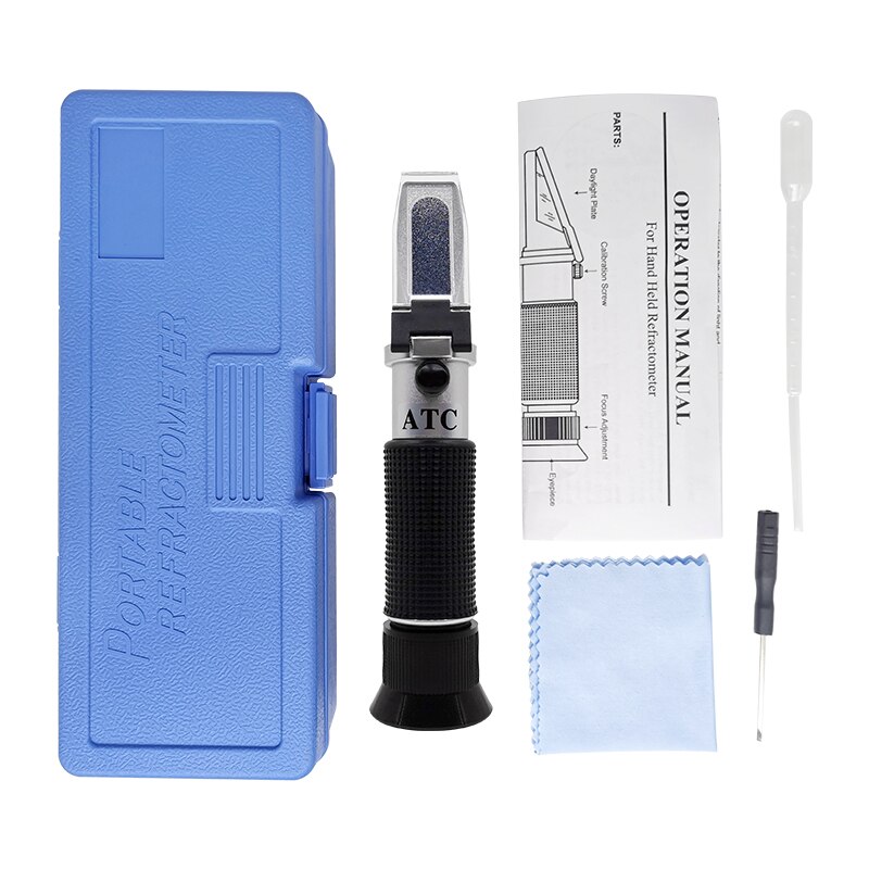 2-in-1 Emulsion Concentration Refractometer Hydrometer Mine Support Emulsified Oil 0-15% Anti-Rust Cutting MDT/M-10 Concentrate