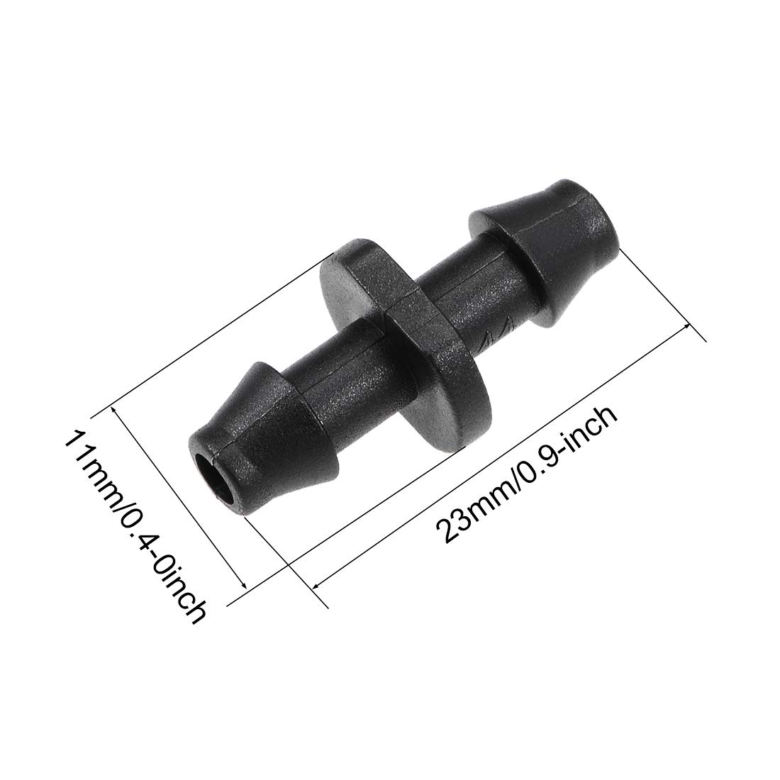 50 Pcs Water Connector Agricultural Irrigation Garden Lawn 1/4 ' Water Hose Connector Drip Irrigation System Connect 4/7mm Hose