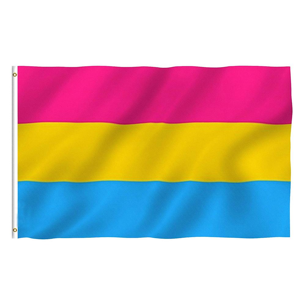 90Cm X 150Cm Omnisexual Lgbt Pride Pan Pride Pan Pansexual Vlag Banner Voor Decoratie Regenboog Vlaggen Banners