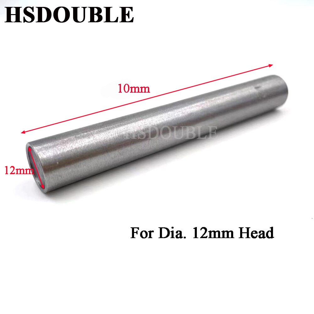 Double cap rivets setting tool single cap snap rivet punch setter hand tool Steel spike studs for leather craft garment shoe DIY: 12mm