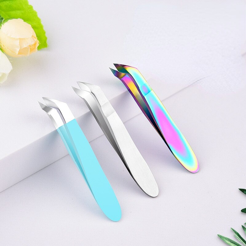 Tijeras pequeñas para cutículas de uñas, pinzas, Mini cortador de uñas, recortador para dedos y dedos, piel muerta, elimina las herramientas de pedicura