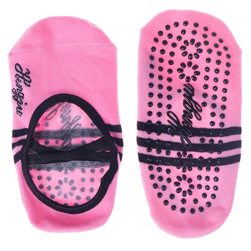Yoga Socken Damen - Anti-Rutsch Bandage Grip - Belüftung - Pilates & Tanz: Rosa