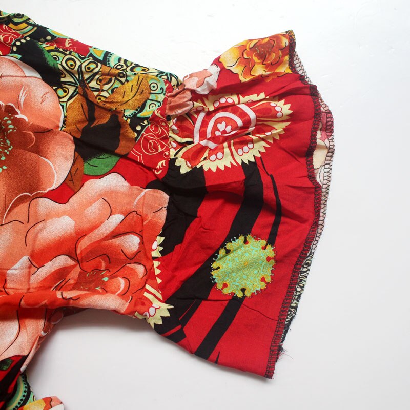 Vestido de primavera-Otoño de Nuevos Bohemios para mujer, algodón, estampado Floral, africano, femenino, vintage, de talla grande,