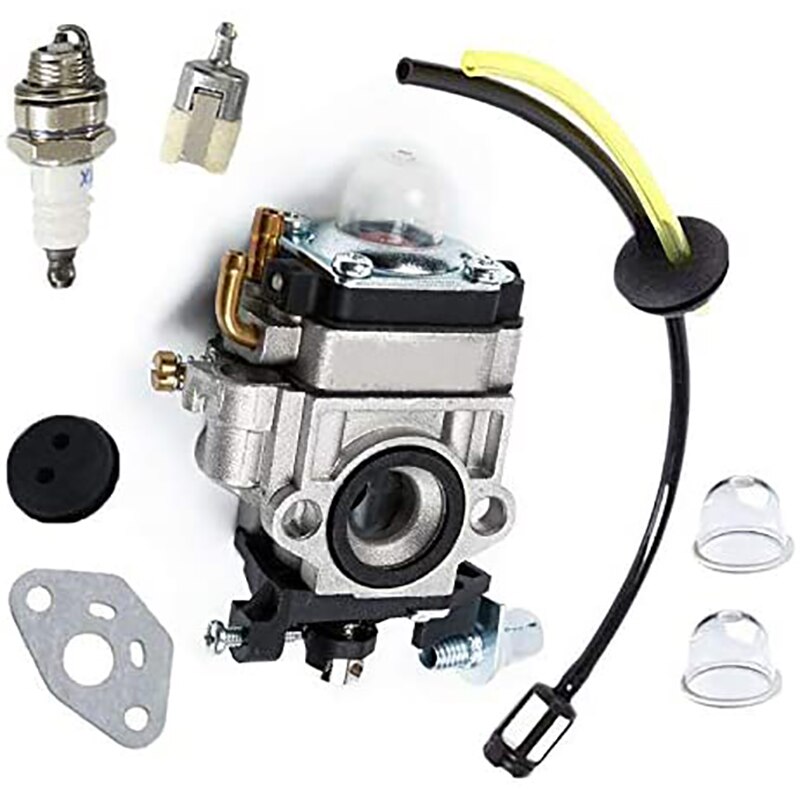 Carburetor for Kawasaki TH23 TH26 TH34 23CC 25CC 26CC 33CC 35CC Spark Plug Kit Replace