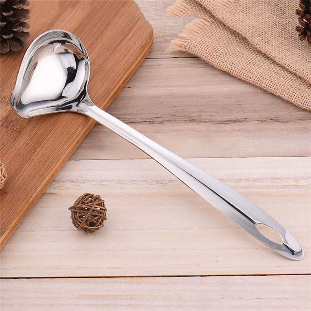 Pot Soup Cooking Tools Tableware Scoop Stainless Steel Kitchen Ladle Duck Mouth Shaped Spoon