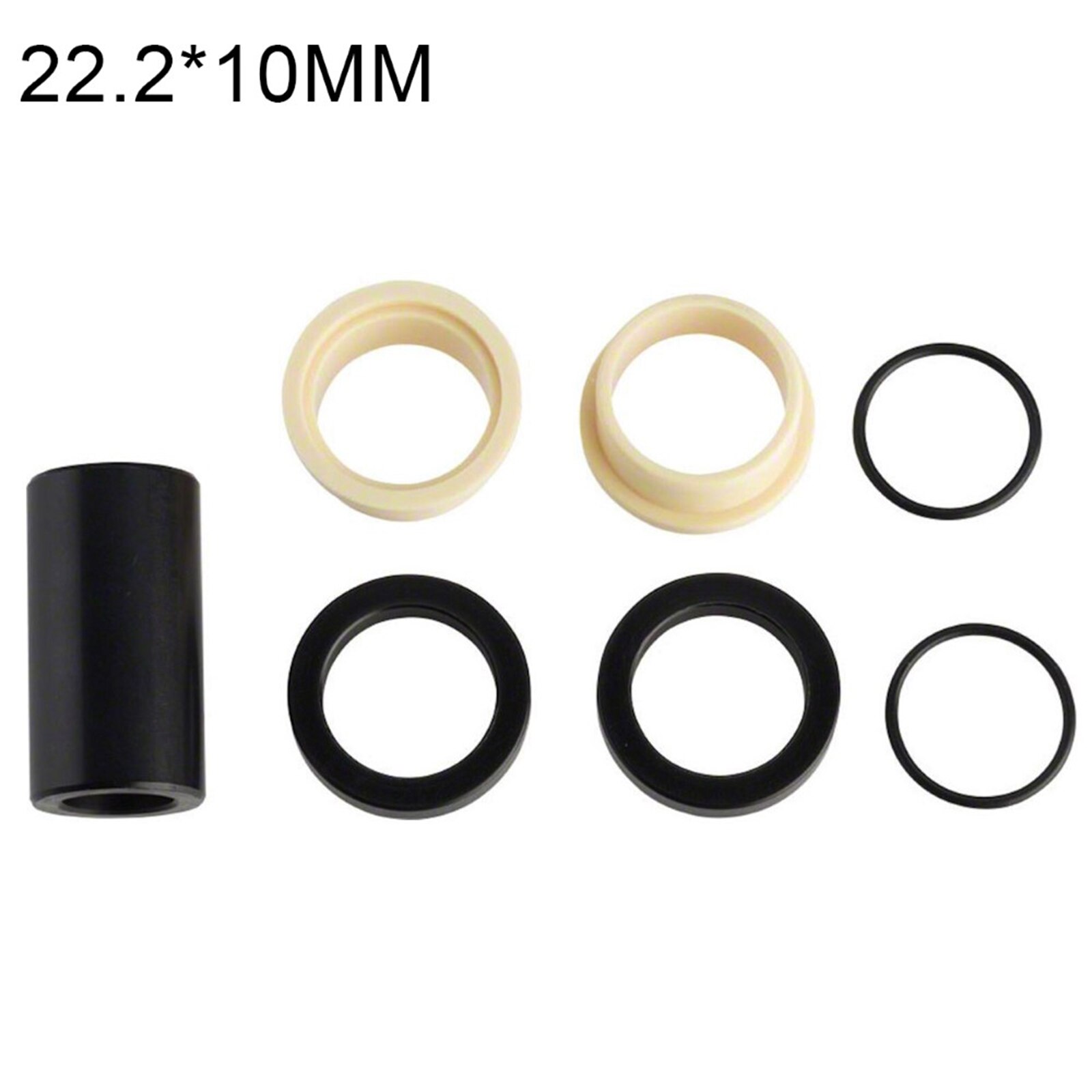 Bague d&#39;amortisseur de vélo vtt, Tube de matériel de montage de vélo 6mm 8mm 10mm: 22.2x10mm
