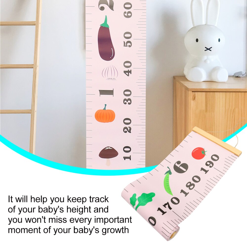 1pc Children Height Measuring Tape Cartoon Kids Growth Chart