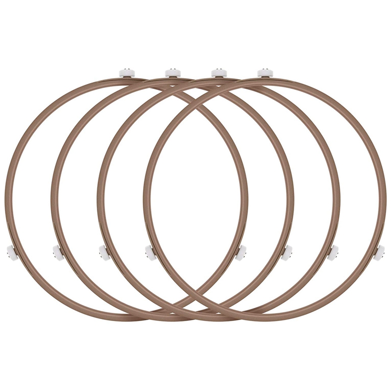 4Pack Magnetron Roller Ring Magnetron Draaitafel Ring Plaat Lade Ondersteuning Ring Voor Glas Plaat Lade Ondersteunende