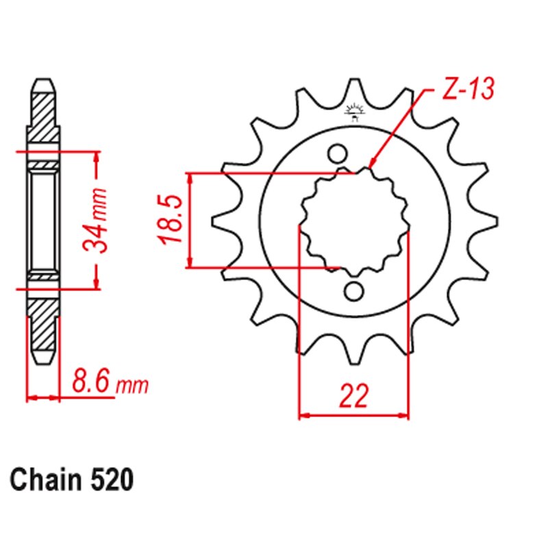 48t/15t 520 motorsykkel foran bak kjedehjul til ktm 390 hertug 390 rc 390 rc r