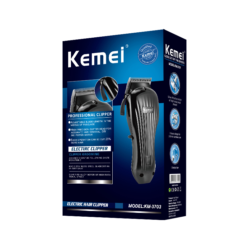 Tondeuse à cheveux électrique réglable et rechargeable pour homme, outil de coiffeur pour couper les cheveux