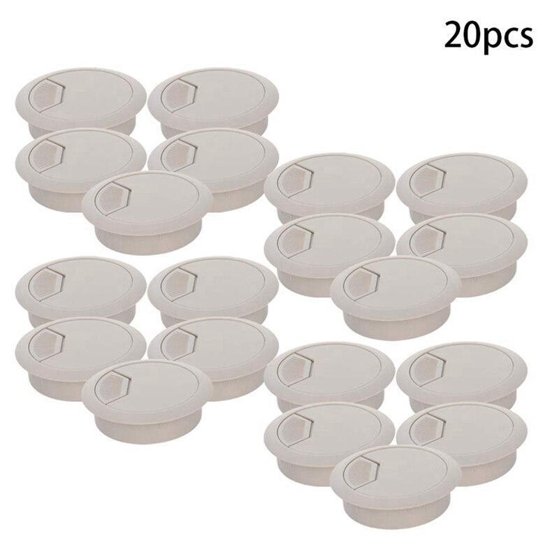 Bureau Plastic Kabel Doos 50Mm Diameter Plastic Desktop Kabel Box Desk Kabel Organizer