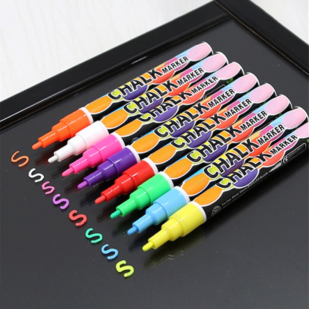Ardoise - craie,Stylo effaçable soluble dans l'eau sans poussière,stylo tableau noir spécial Ardoise - craie,Stylo effaçable soluble dans l'eau sans poussière,stylo tableau noir spécial