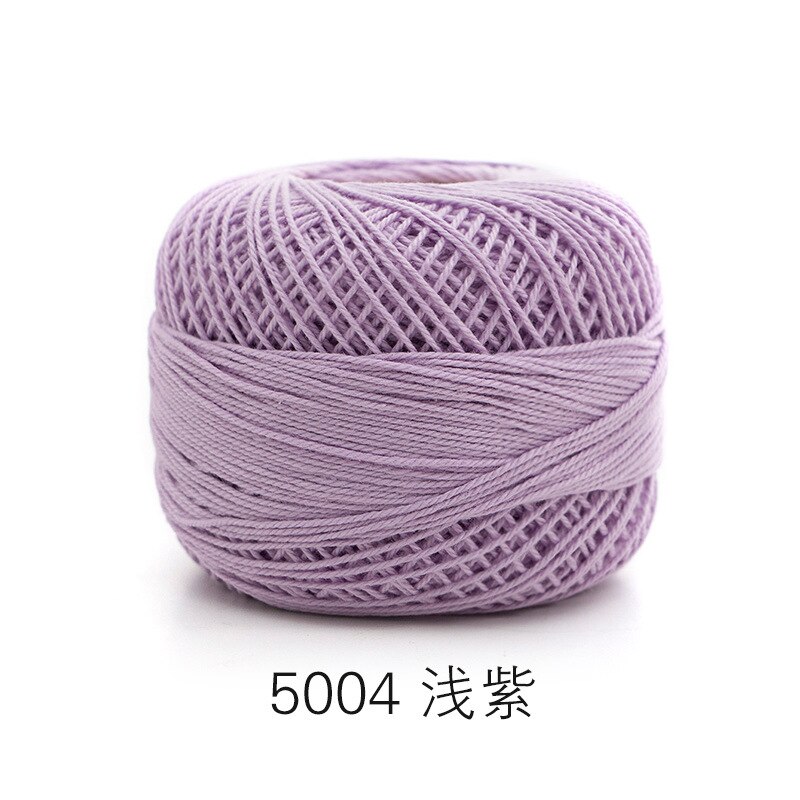 Ruyi No. 5 Lace Summer DIY Hand Knitted Crochet Mercerized Pure Cotton Yarn Knitted Yarn: 5004