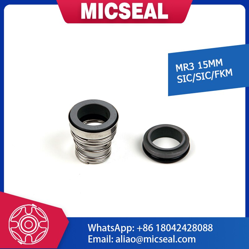 MR3-15Mm Mechanical Seal-Sic/Sic/Fkm