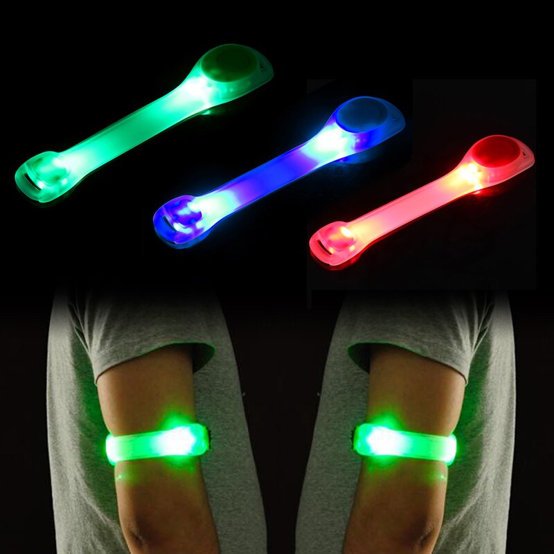 Nacht Veiligheid LED Running Armband Reflecterende Licht Riem Arm Strap Sport Jogging Fietsen Armband