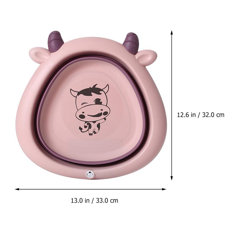 kreskówka składana wanna dla dzieci umywalka robić mycia przenośna umywalka robić mycia twarzy wanny robić stóp akcesoria łazienkowe dla dzieci