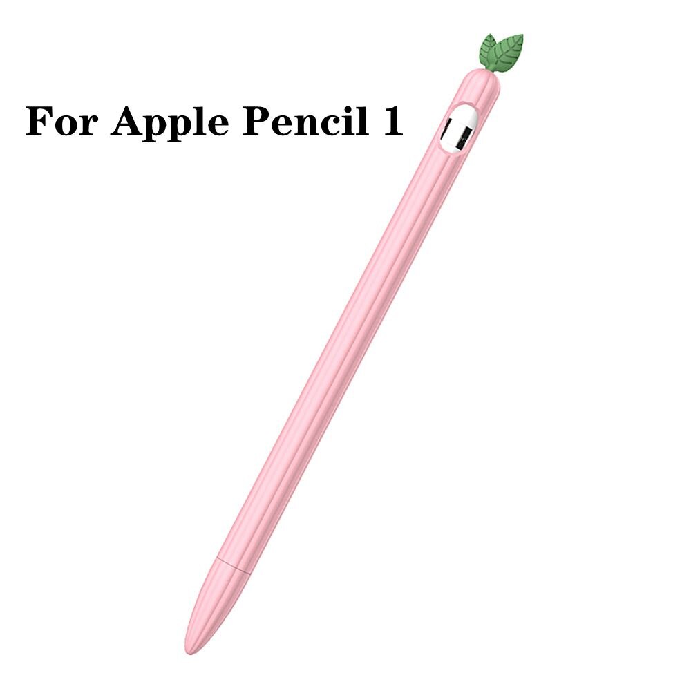 Soft Carrot Silicone For Apple Pencil 1 2 Case Compatible For Tablet Touch Pen Stylus Protective Sleeve Cover Coque Anti Lost: 03