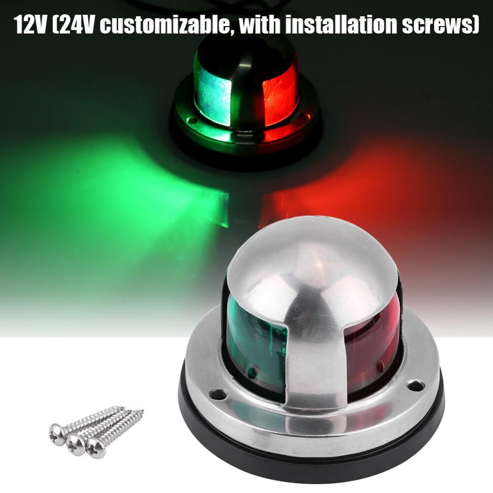 12V Boat Marine LED Navigation Lights Marine Navigation Lamp Marine Sailing Signal Lights For Port Yachts Skeeter