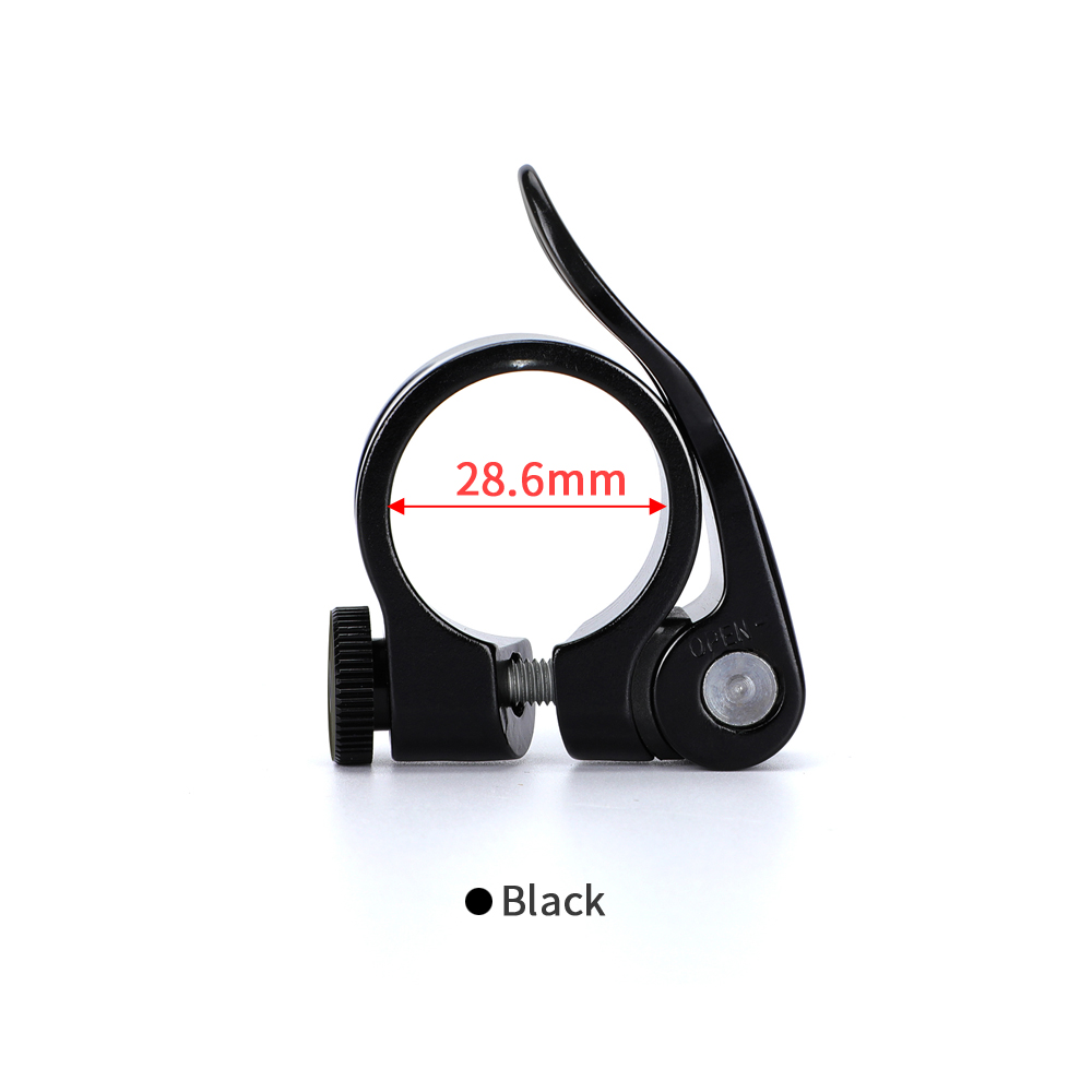 Ouo Quick Release Zadelpenklem Aluminium Fiets Zadel Klem 31 8 Mtb 27.2 Zadelpen Sluiting Onderdelen Voor Fiets: 28.6mm black clamp
