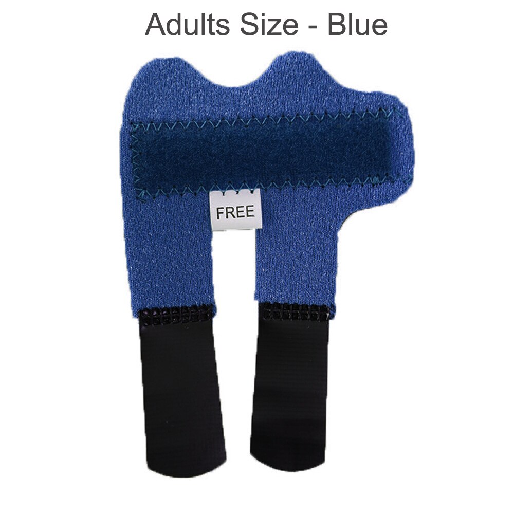 Trigger Finger Splint Supports Brace for Middle Ring Index Thumb Pinky Breaks Fractures Hands for Arthritis Pain Sport Injuries: Adults - Blue