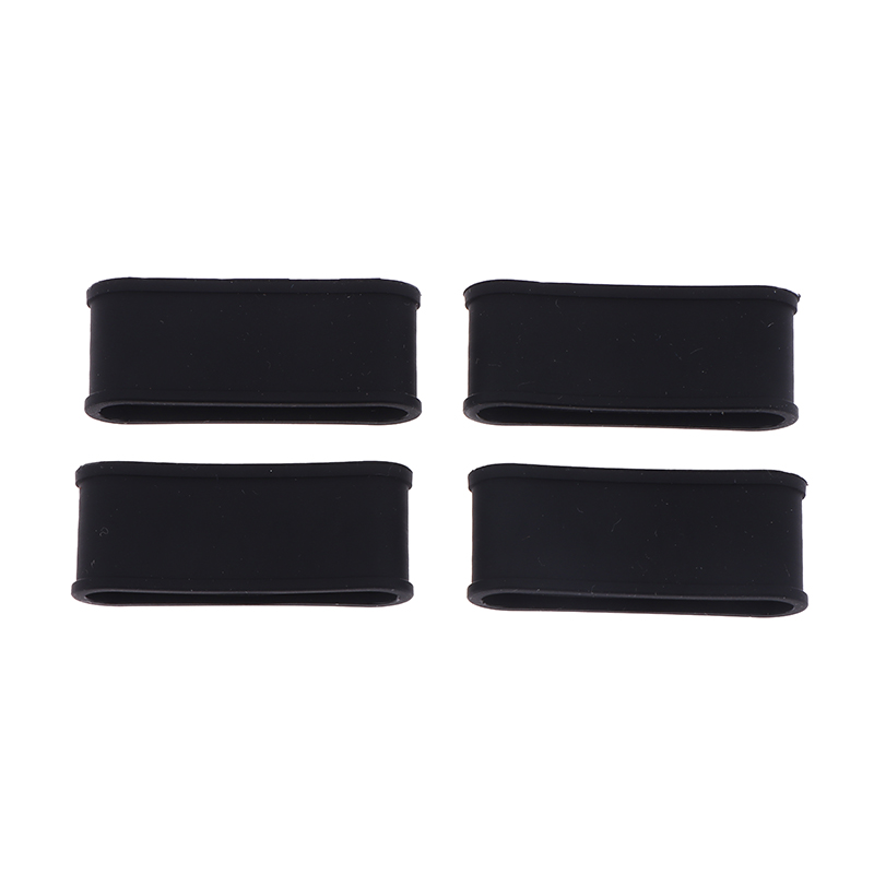 4Pcs Silicone Tennis Racket Grip Ring Handle Closure Rubber Sweat-absorbing Band Elastic Fixed Stretchable Tennis Accessories: NAVY