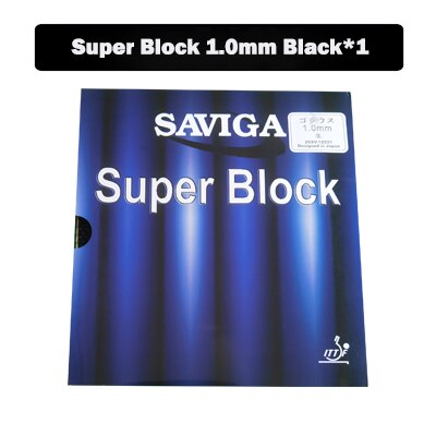 Dawei Saviga Super Blok Ox Tafeltennis Rubber Lange Pips Ping Pong Rubber Zonder Spons Super Verdediging: 1.0mm BLACK