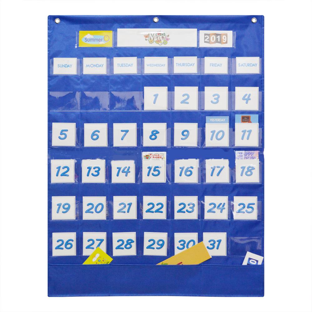 Calendar hanging bag special tips hanging bag calendar weather chart classroom calendar teaching calendar tool
