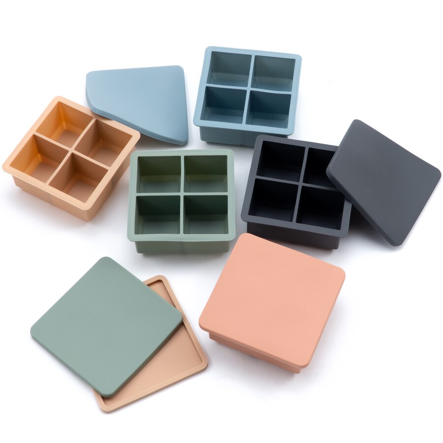100% Food Grade Silicone Ice Cube Ice Cube Popsicle Mold Cube Maker Shape Easy to Remove Ice Tray Fade Resistant Summer Ice Cbe